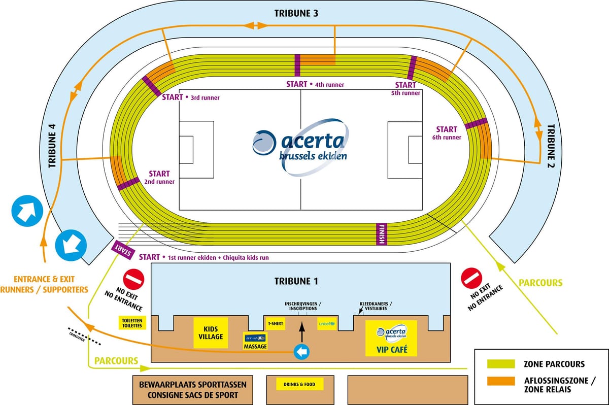 Bruxelles estádio mapa